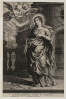 KG 17430
<br/>
Sancta barbara virgo et martyr
<br/>
<em>Bolswert, Schelte Adamsz. (ca. 1586 - 1659)</em>